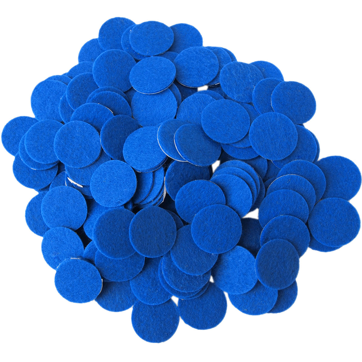 Neon Blue Felt Circles (3/4 to 5 inch) – Playfully Ever After