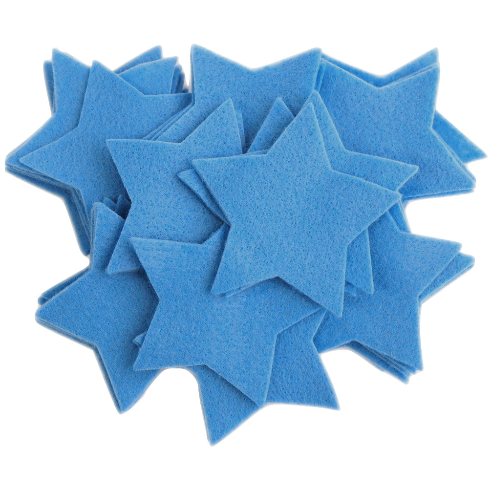 Craft Felt Blue 3 Inch Stars - 45pc – Playfully Ever After