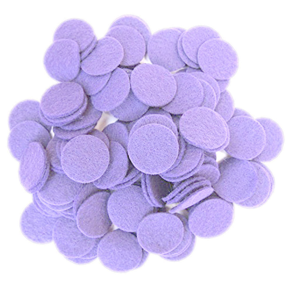 Lavender Felt Circles (3/4 to 5 inch) – Playfully Ever After