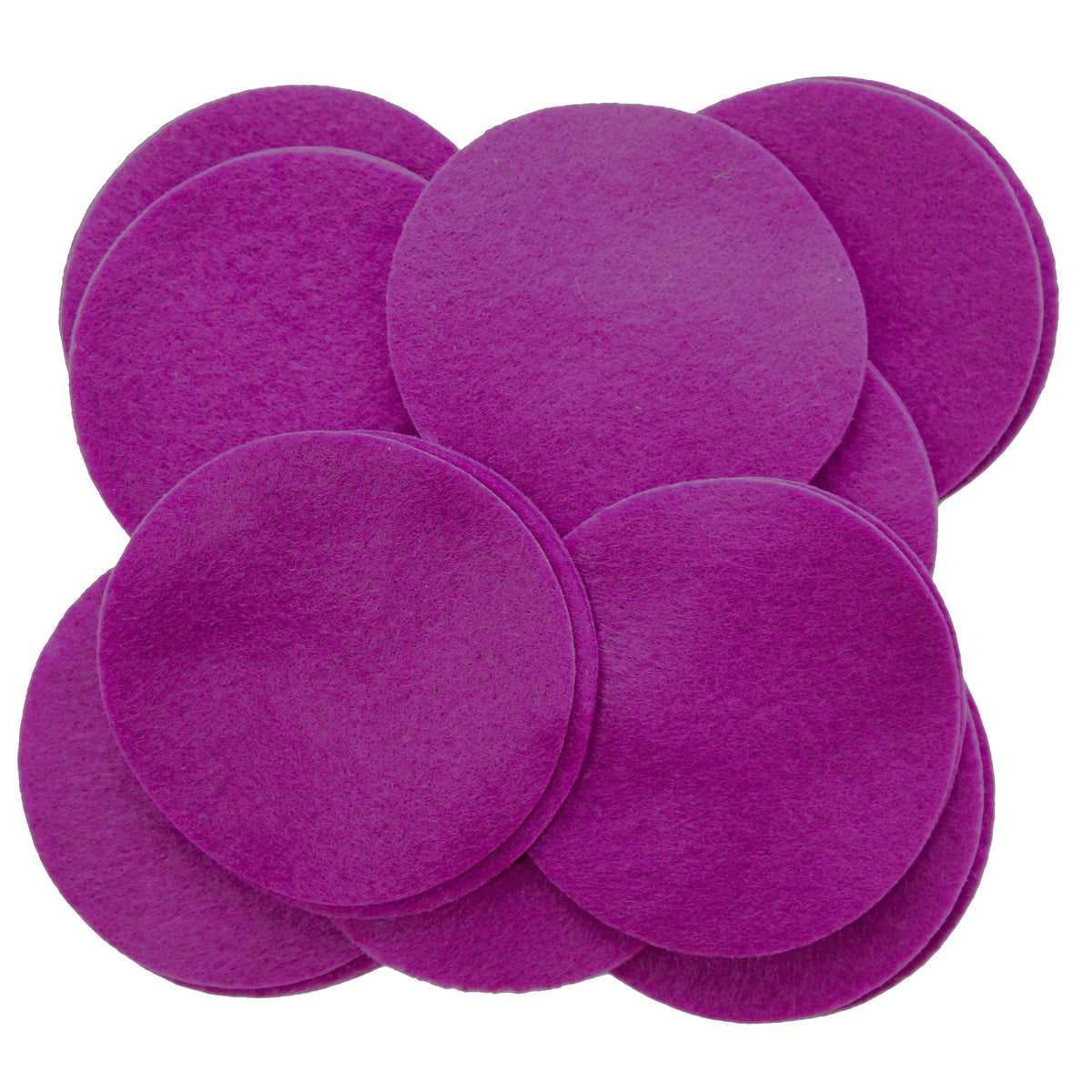 Purple Felt Circles (3/4 to 5 inch) – Playfully Ever After