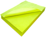 Neon Yellow Craft Felt Sheets 9x12 inch