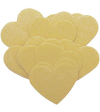 Buttercream STIFF Felt Hearts (1 inch to 5 inch)