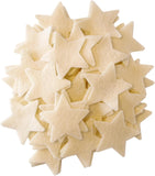 Cream CRAFT Soft Felt Stars (1 inch to 5 inch)