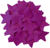 Magenta CRAFT Soft Felt Stars (1 inch to 5 inch)