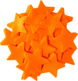 Neon Orange CRAFT Soft Felt Stars (1 inch to 5 inch)