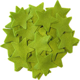 Pear Green CRAFT Soft Felt Stars (1 inch to 5 inch)