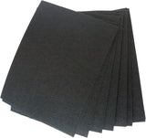 Black STICKER Felt Sheets 9x12 inch