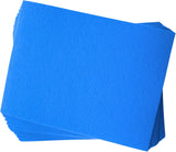 Blue STIFF Felt Sheets 9x12 inch