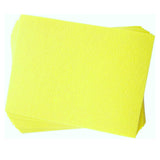Neon Yellow STIFF Felt Sheets 9x12 inch