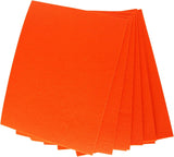 Orange STIFF Felt Sheets 9x12 inch