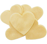 Buttercream Felt Hearts (1 inch to 5 inch)