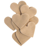 Camel Felt Hearts (1 inch to 5 inch)