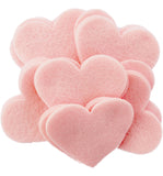 Light Pink Felt Hearts (1 inch to 5 inch)