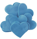 Militia Blue Felt Hearts (1 inch to 5 inch)