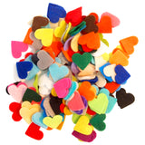 Mixed Color Pack Felt Hearts (1 inch to 5 inch)