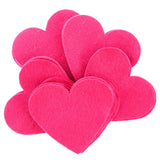 Pink Felt Hearts (1 inch to 5 inch)