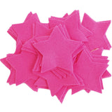Pink STIFFENED Felt Stars (1 inch to 5 inch)