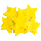 Yellow STIFFENED Felt Stars (1 inch to 5 inch)