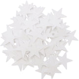 Stiff White Felt Stars (1.5 to 3inch)