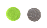 Light Green Felt Circle Stickers (1 inch)