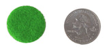 Green Felt Circle Stickers (1 inch)