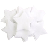 Craft Felt White 3 Inch Stars - 45pc