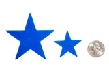 Blue Felt Star Stickers (1.5 to 3inch)