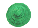 Green Felt Circles (3/4 to 5 inch)