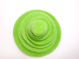 Light Green Felt Circles (3/4 to 5 inch)