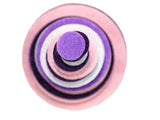 Dark Purple, Light Pink, Purple, White Felt Circles Color Set (3/4 to 5 inch)