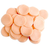 Peach Felt Circles (3/4 to 5 inch)