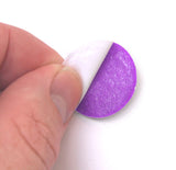 Purple Felt Circle Stickers (1 inch)