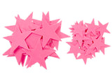 Pink Felt Star Stickers (1.5 to 3 Inch)