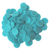 Turquoise Felt Circles (3/4 to 5 inch)