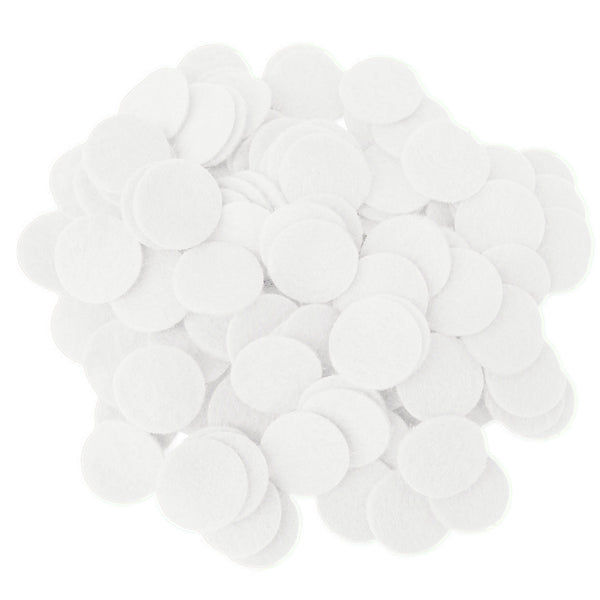 White Felt Circles